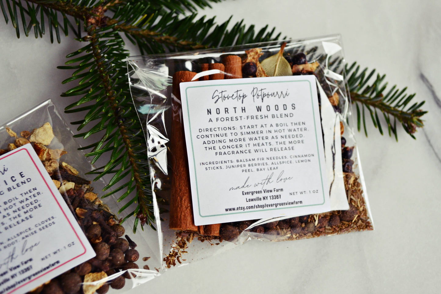 Evergreen View Farm - Simmer Pot Stovetop Spice Christmas Holiday Fall Winter