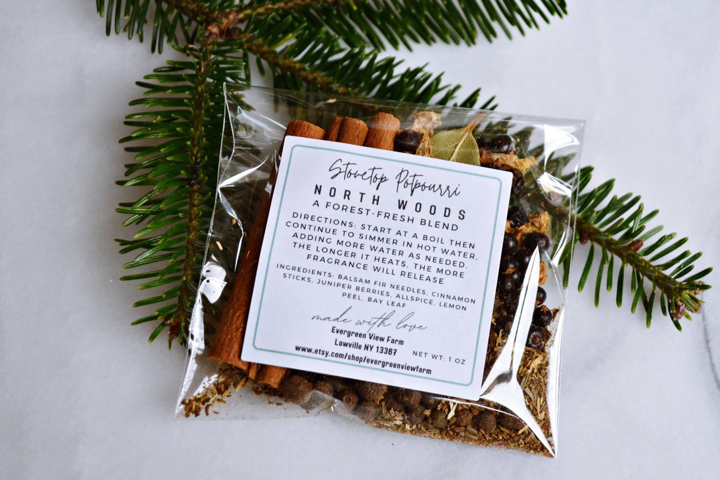 Evergreen View Farm - Simmer Pot Stovetop Spice Christmas Holiday Fall Winter