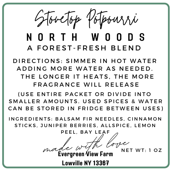 Evergreen View Farm - Simmer Pot Stovetop Spice Christmas Holiday Fall Winter