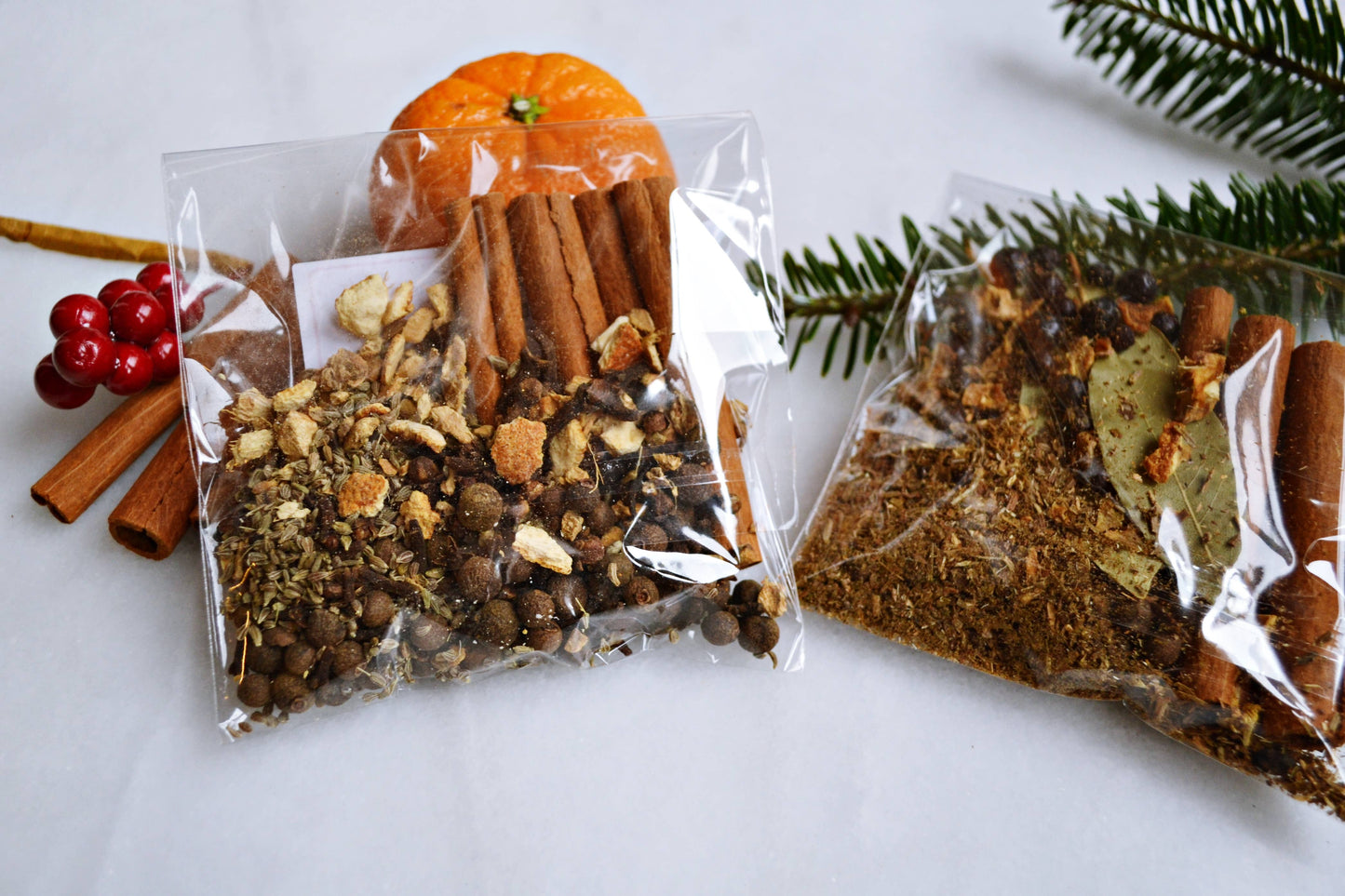 Private Label Simmer Pot Spice Packets Stovetop - Christmas Blend