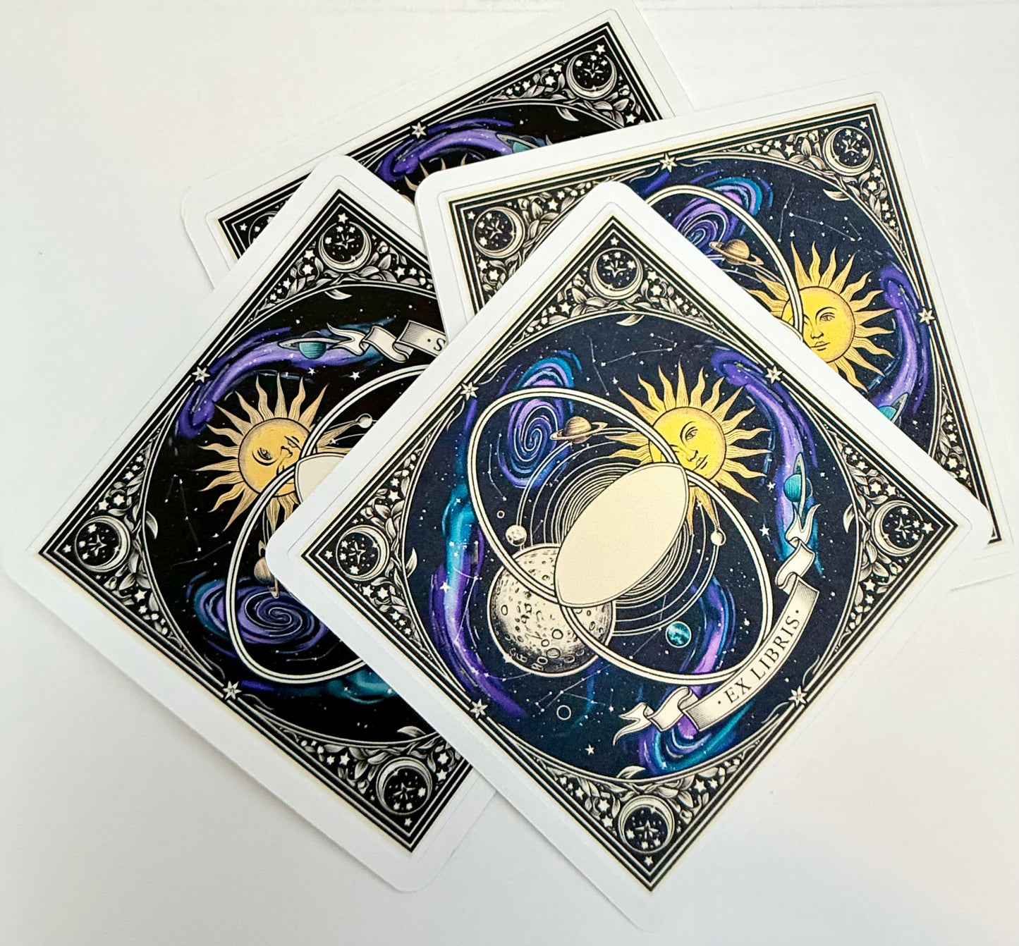 Celestial Bookplate Set of 5