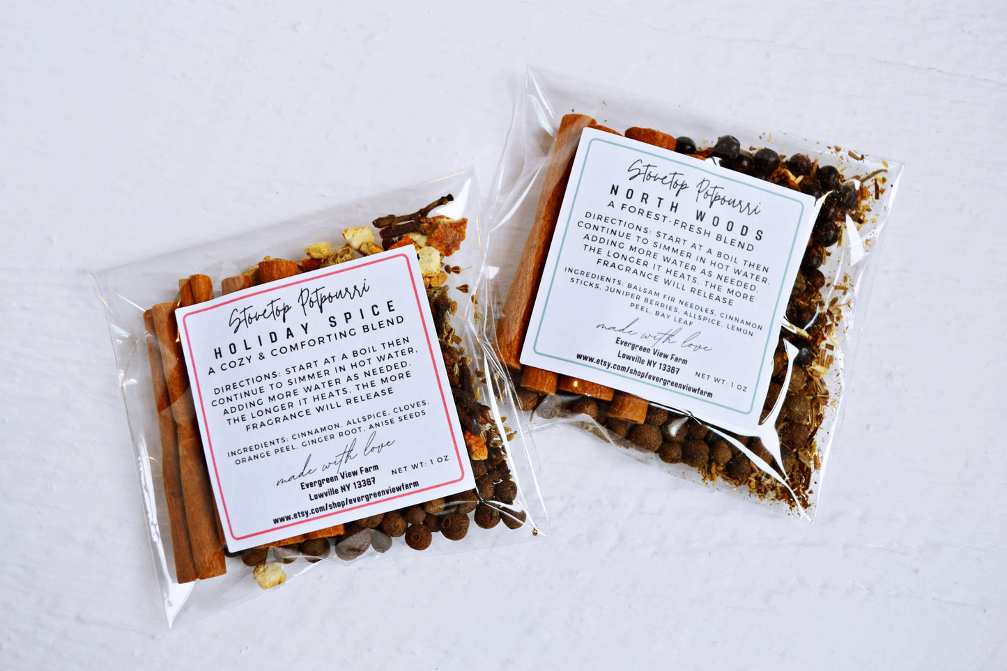 Evergreen View Farm - Simmer Pot Stovetop Spice Christmas Holiday Fall Winter