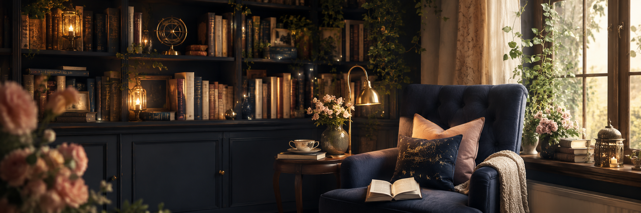 How to Create a Magical Home Library—even in a Small Space