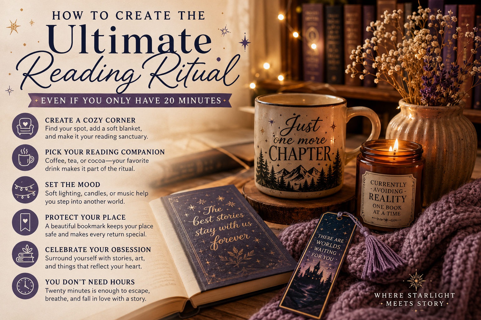 How to Create the Ultimate Reading Ritual for Book Lovers
