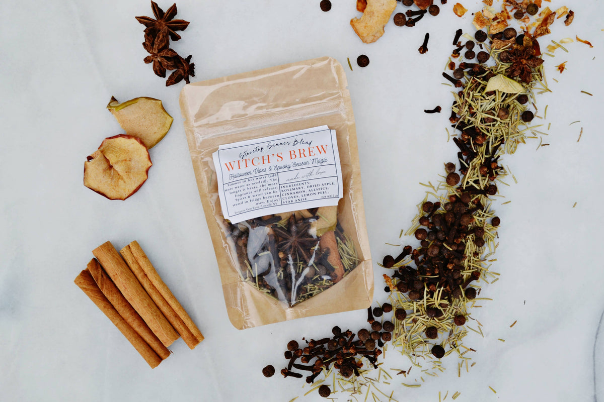 Evergreen View Farm - Witch's Brew Autumn Fall Halloween Simmer Stovetop Spices