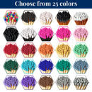 Thankful Greetings - 2" Matches in Cork Top Jar - Colors of Your Choice
