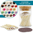 Thankful Greetings - 2" Matches in Cork Top Jar - Colors of Your Choice