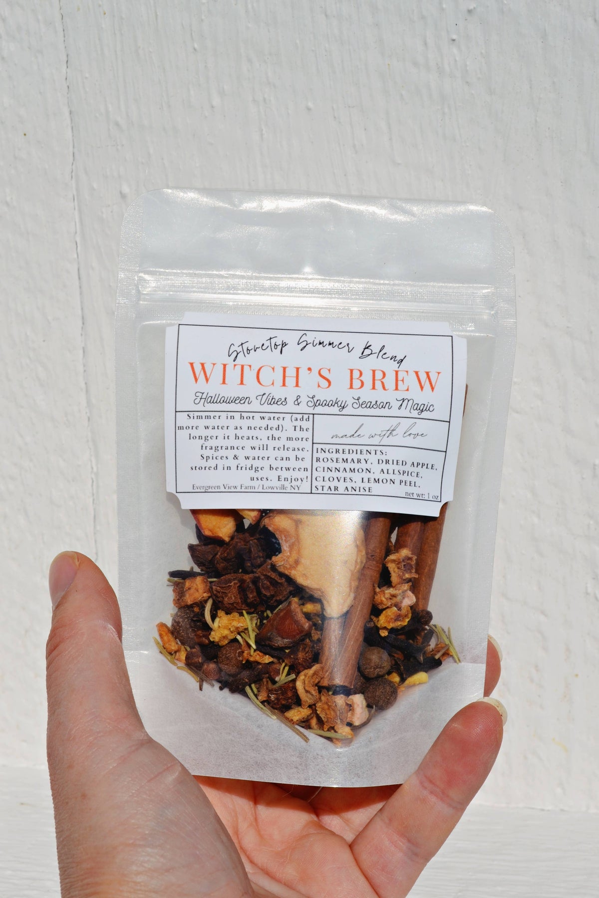 Evergreen View Farm - Witch's Brew Autumn Fall Halloween Simmer Stovetop Spices