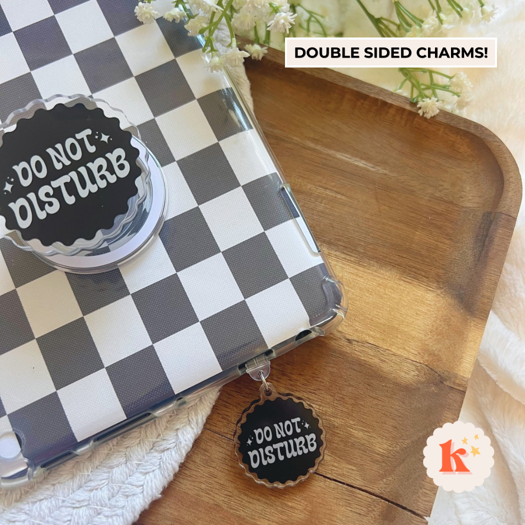 Kelle & Co. - Reading Kindle Charm, kindle accessories, dust plug charm