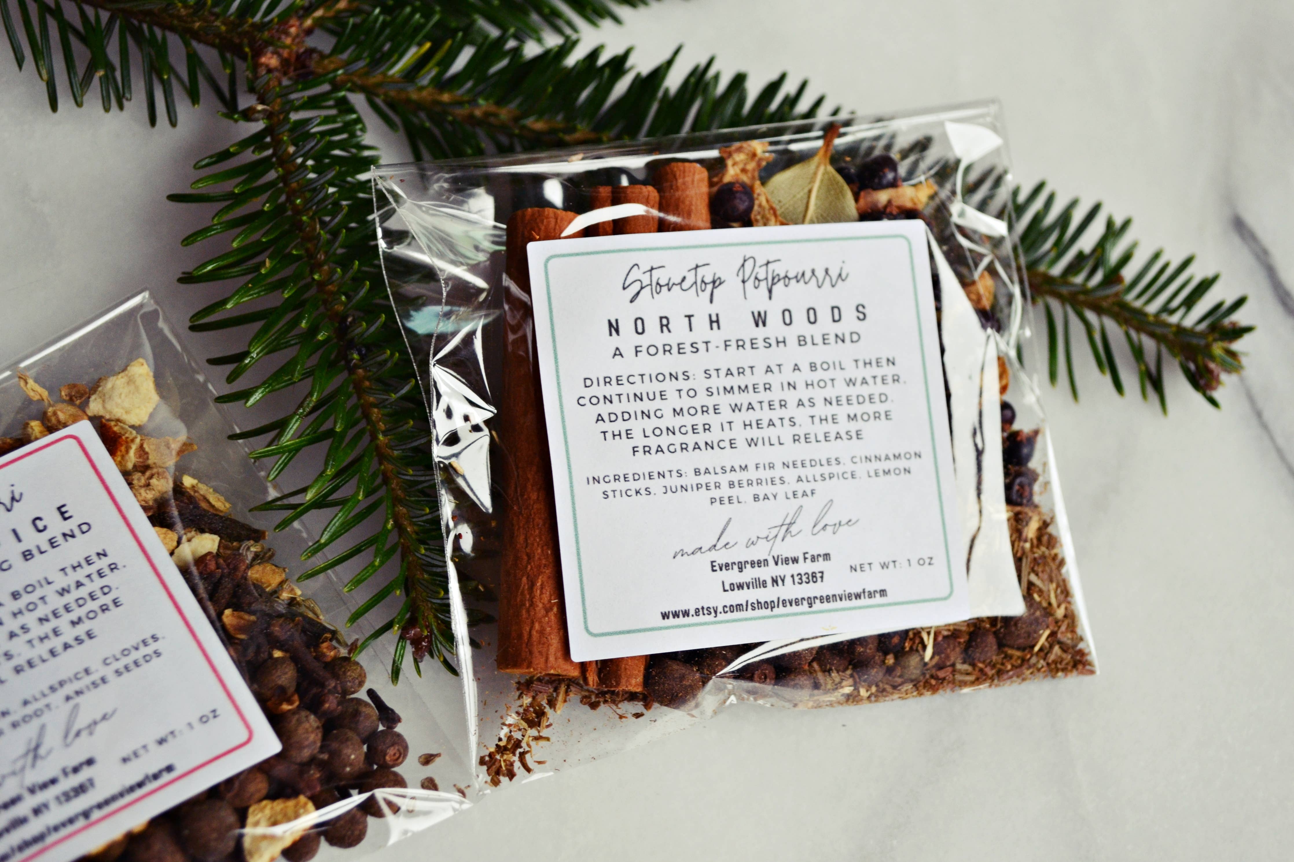 Evergreen View Farm - Simmer Pot Stovetop Spice Christmas Holiday Fall Winter