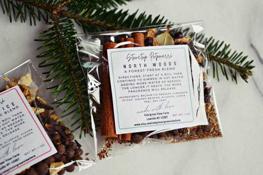 Evergreen View Farm - Simmer Pot Stovetop Spice Christmas Holiday Fall Winter
