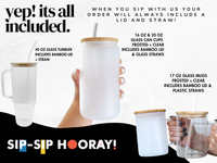 Just One More Chapter Book Lover 17oz Glass Mug With Lid and Straw