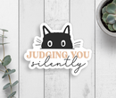 Expression Design Co - Judging You Silently Vinyl Sticker