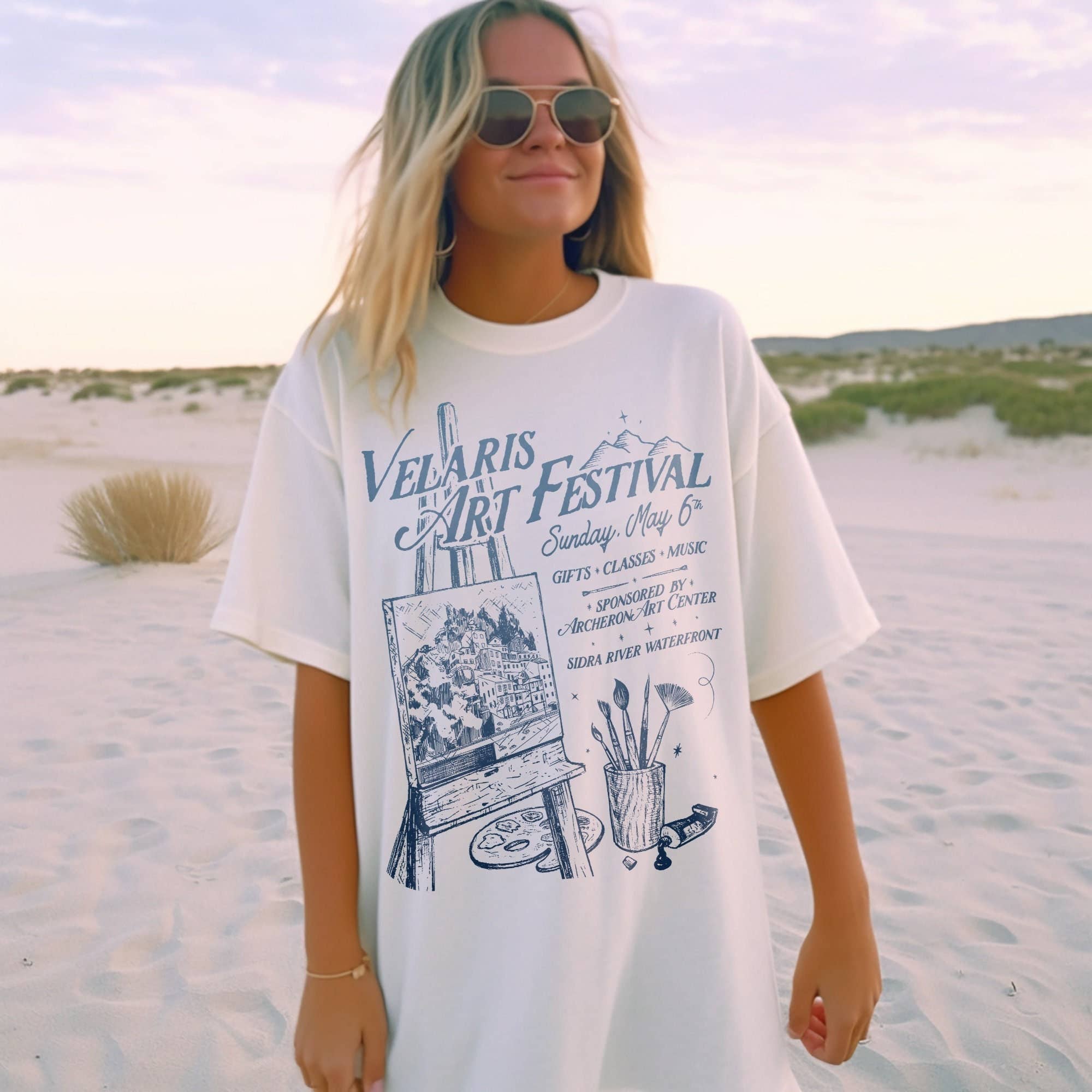 CVH DREAMY LTD - Velaris Art Festival Shirt,  ACOTAR Night Court Shirt