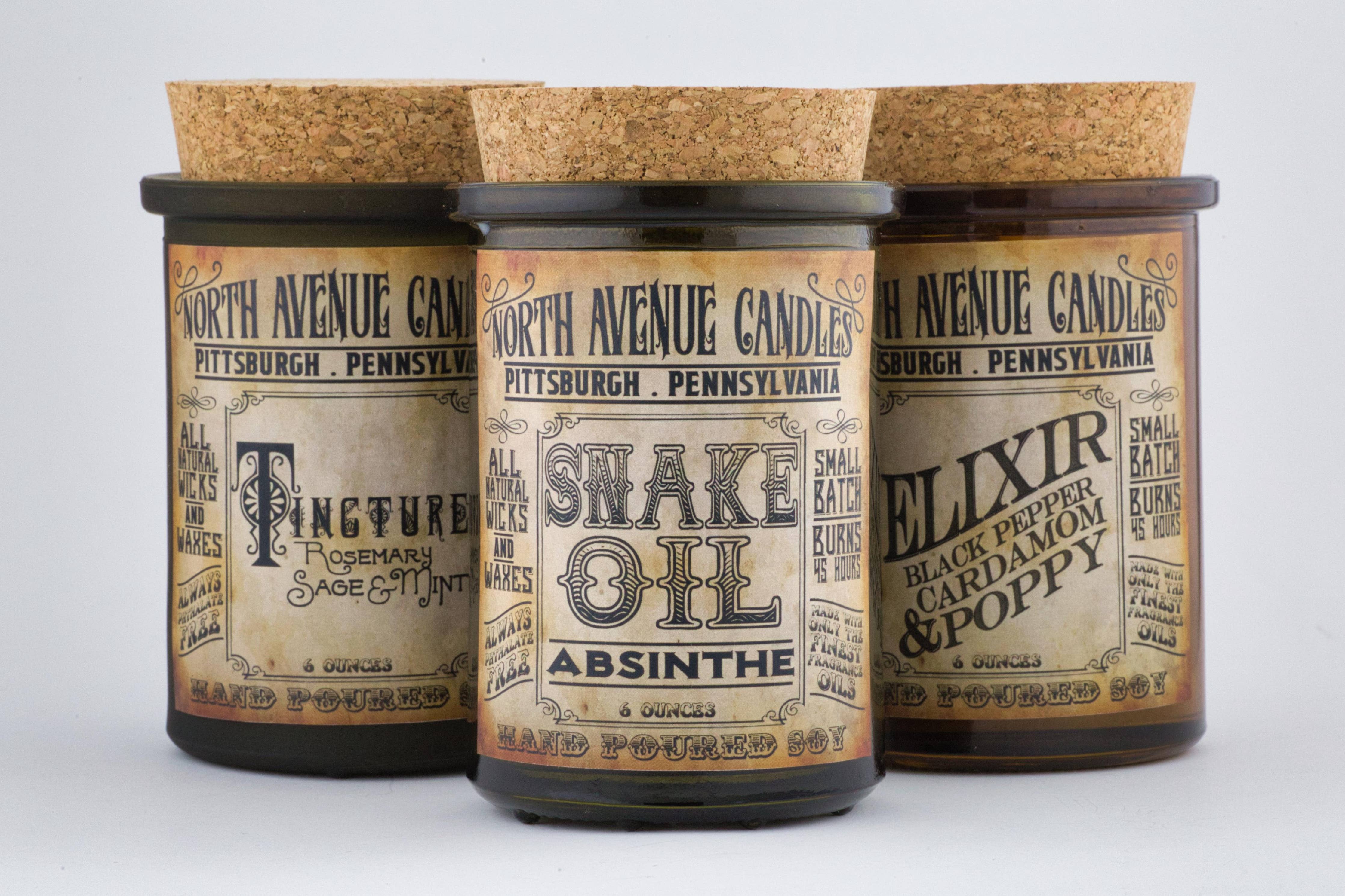 North Ave Candles - The Apothecary / Tincture / Rosemary, Mint, + Sage