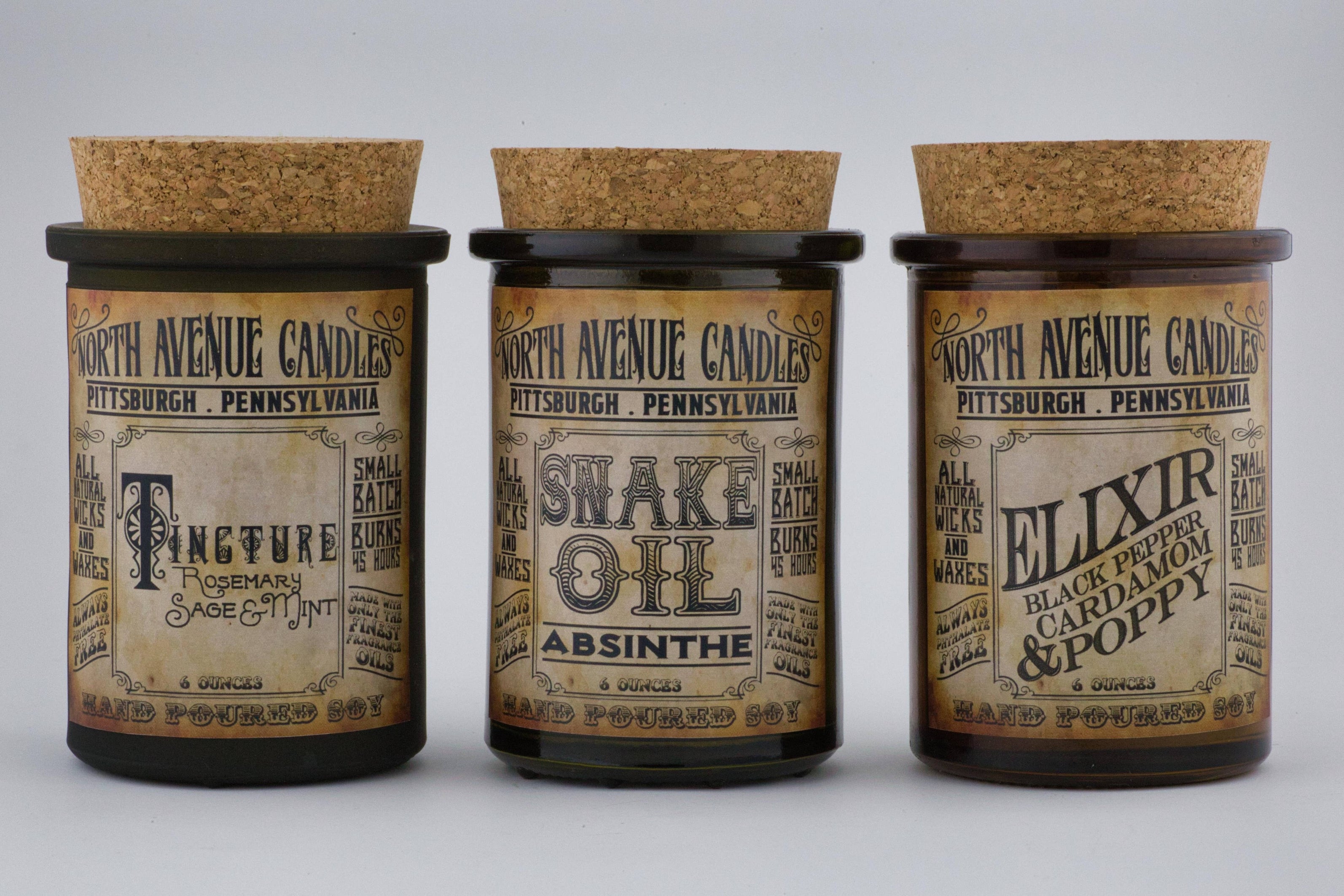 North Ave Candles - The Apothecary / Tincture / Rosemary, Mint, + Sage