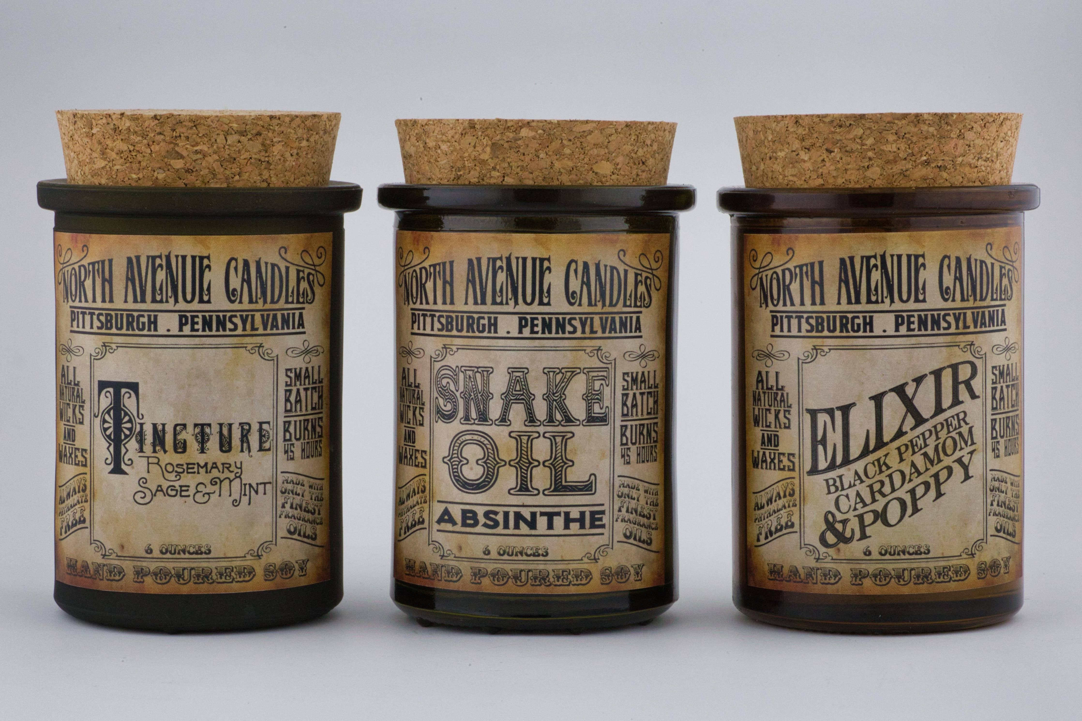 North Ave Candles - The Apothecary / Tincture / Rosemary, Mint, + Sage