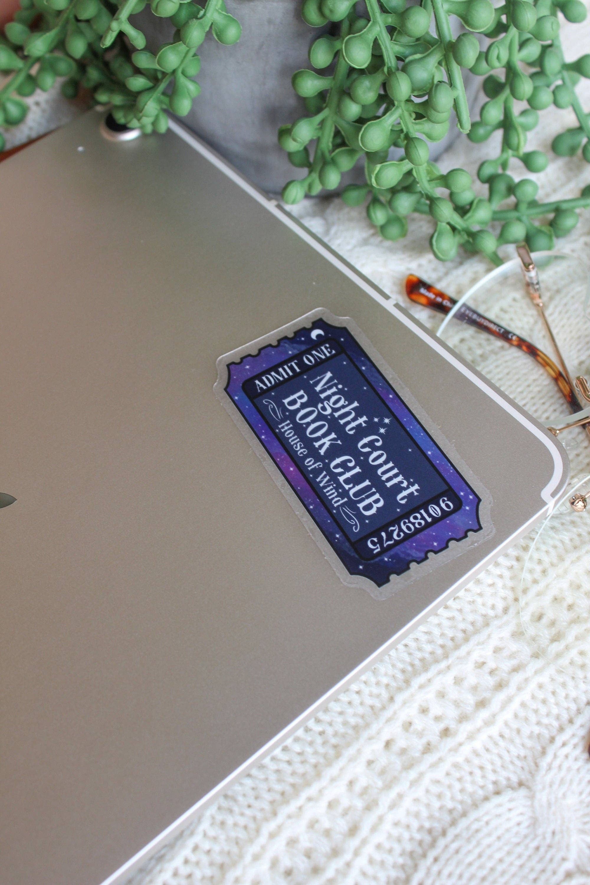 Night Court Book Club Ticket Sticker | ACOTAR