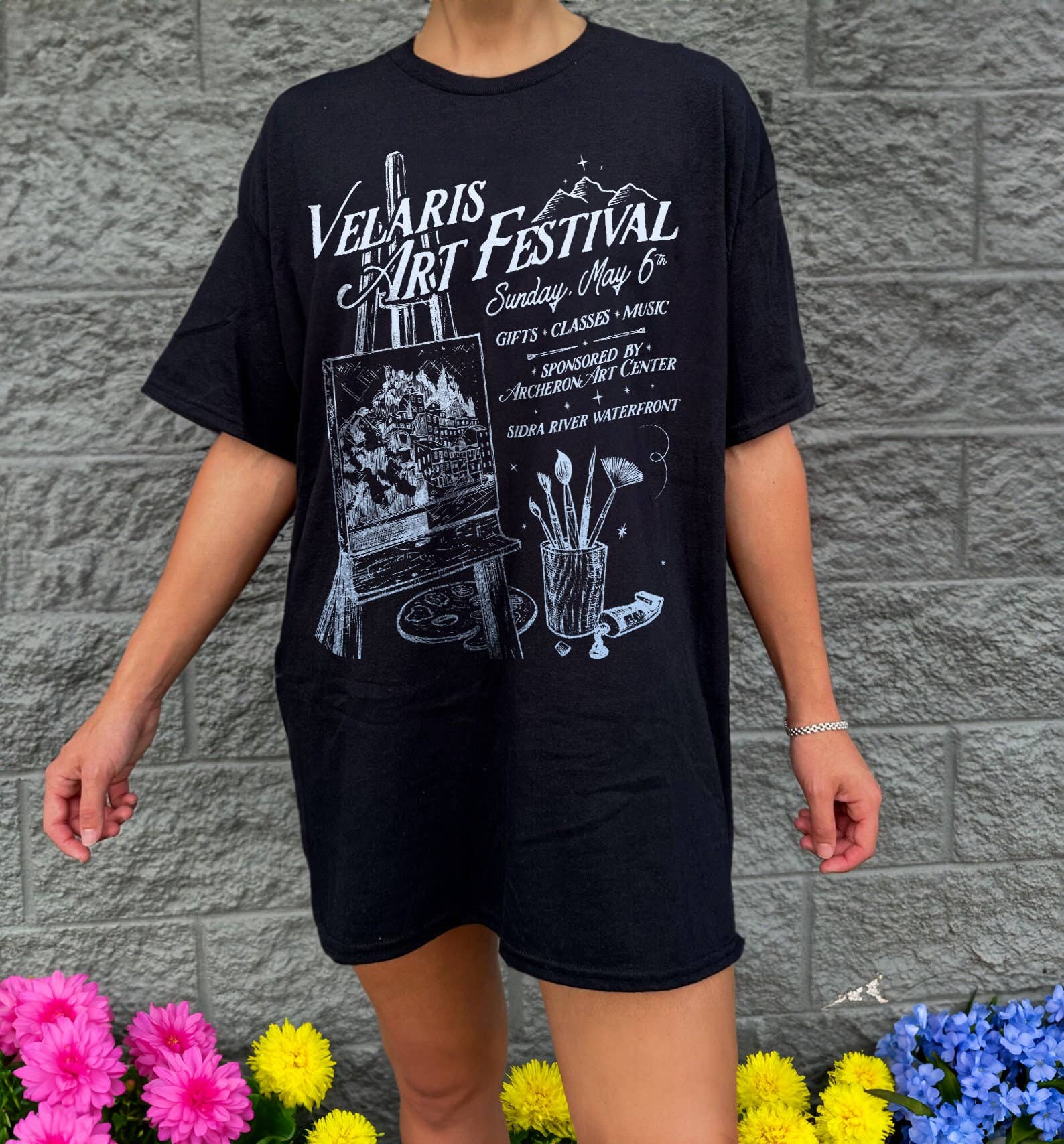CVH DREAMY LTD - Velaris Art Festival Shirt,  ACOTAR Night Court Shirt