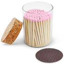 Thankful Greetings - 2" Matches in Cork Top Jar - Colors of Your Choice