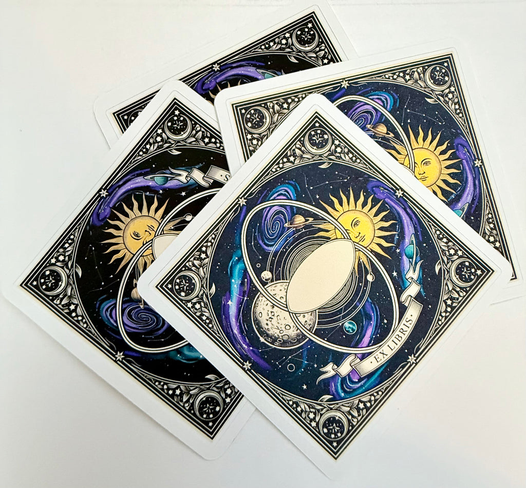 Celestial Starlight Bookplates – Set of 5 | Romantasy Bookish Gift