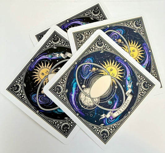Celestial Bookplate Set of 5