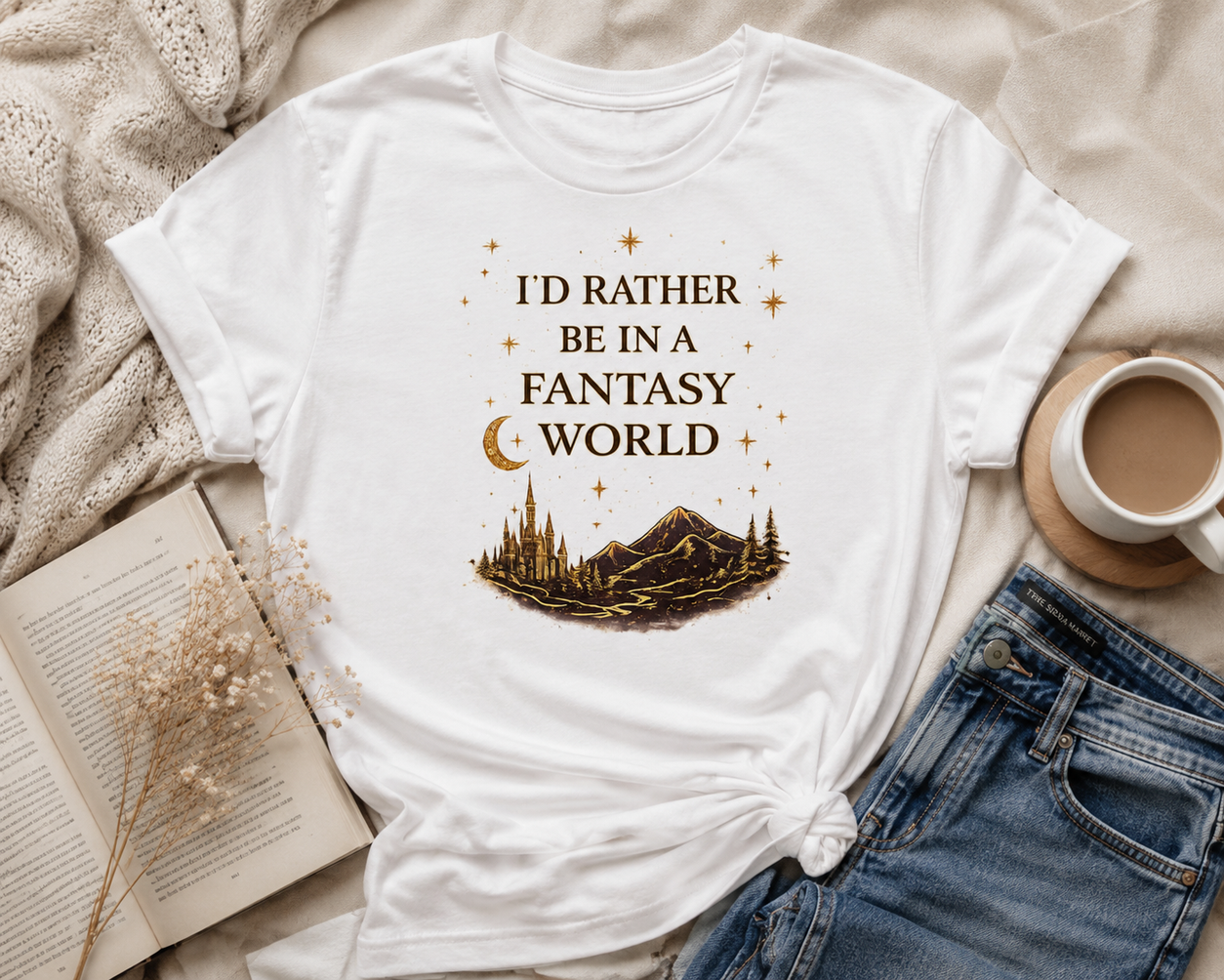 In My Fantasy Era T-Shirt | Bookish Romantasy Reader Tee | Fantasy Book Lover Gift