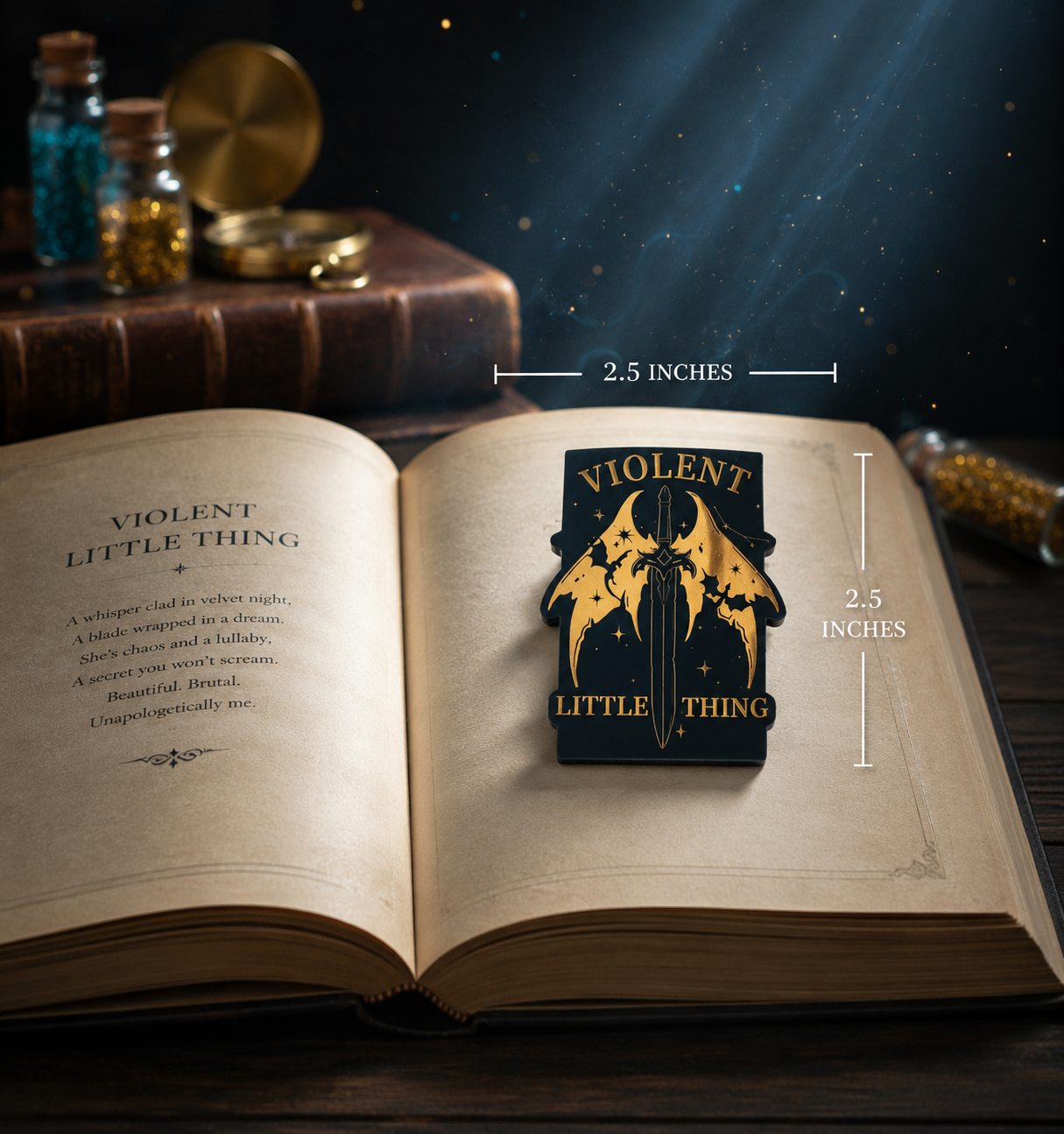 Violent Little Thing Magnetic Bookmark