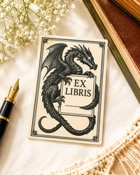 🖤 Dragon Ex Libris Bookplates