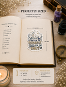 Kindle Essentials Bundle | Kindle Grip, Dust Plug Charm & Bookish Sticker Gift Set