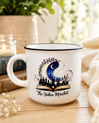 The Sidra Market Ceramic Camper Mug | Book Lover Coffee Mug