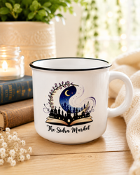 The Sidra Market Ceramic Camper Mug | Book Lover Coffee Mug