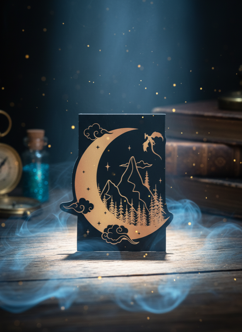 Celestial Peaks Magnetic Bookmark - Night Sky Edition