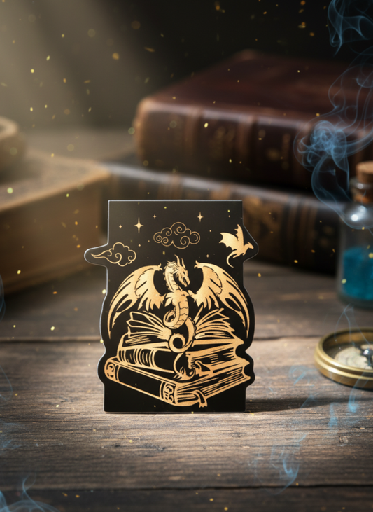 Golden Dragon Magnetic Bookmarks