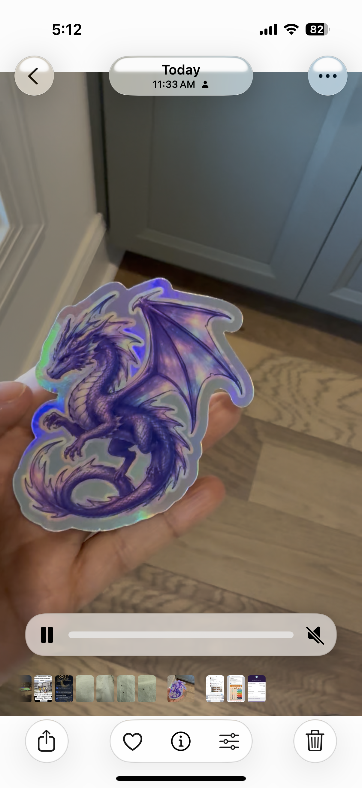 Celestial Dragon Holographic Sticker | Fantasy Dragon Vinyl Decal | Ballad of Falling Dragons Inspired Gift
