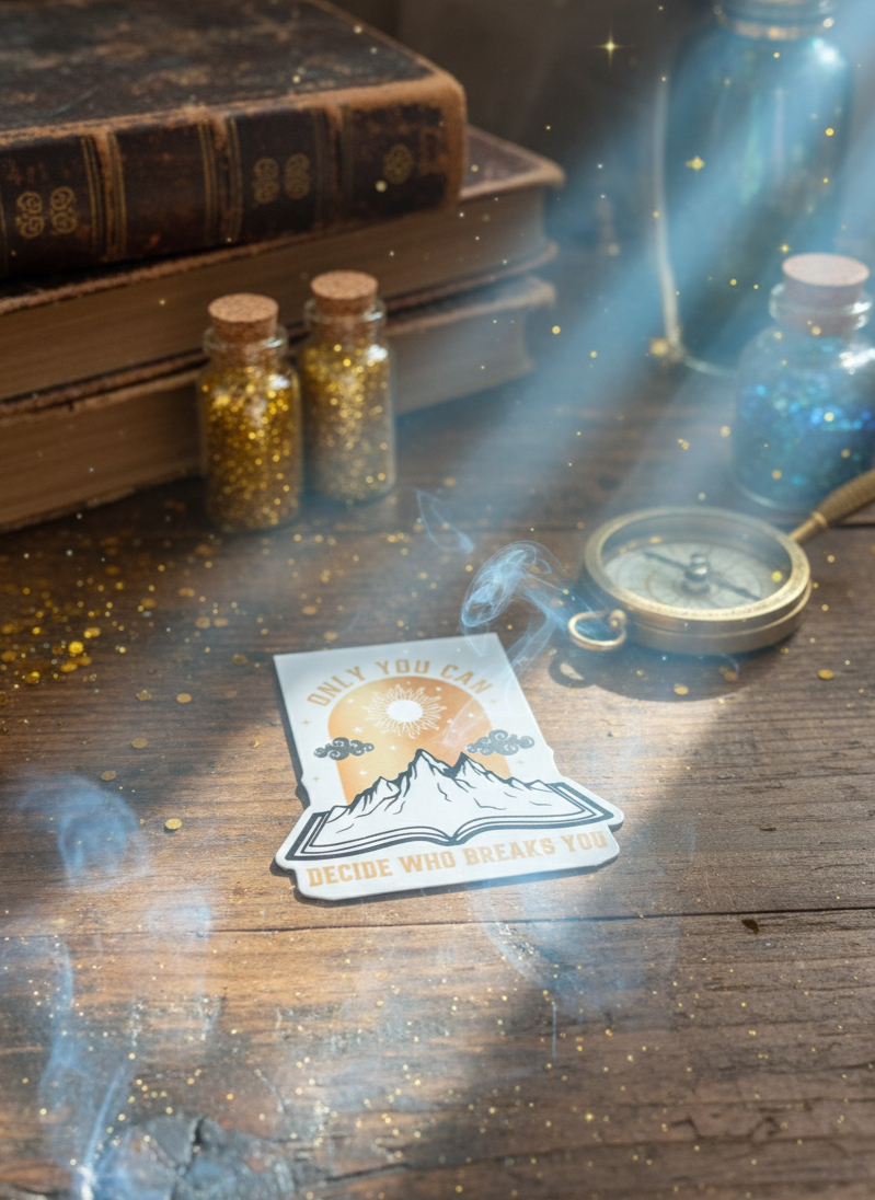 Only You Can Decide Who Breaks You Magnetic Bookmark