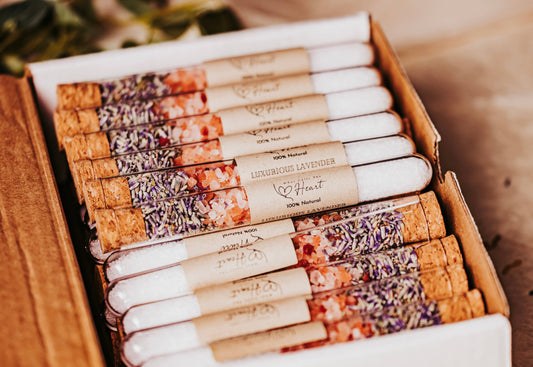 WhatCallsTheHeart - Lavender Bath Salt Party Favors