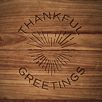 Thankful Greetings - 2" Matches in Cork Top Jar - Colors of Your Choice