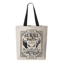 Lucky Luna Apparel - Suriel Tea Co Contrast Color Handle Tote Bag