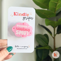 Kindle Essentials Bundle | Kindle Grip, Dust Plug Charm & Bookish Sticker Gift Set