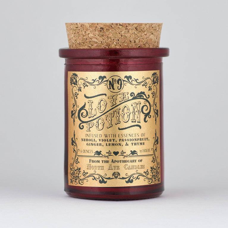 Love Potion Candle | Hand-Poured Vegan Soy Candle | Apothecary Collection