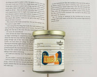 North Ave Candles - Book Candle / The Midnight Library / Bookstore Gift /
